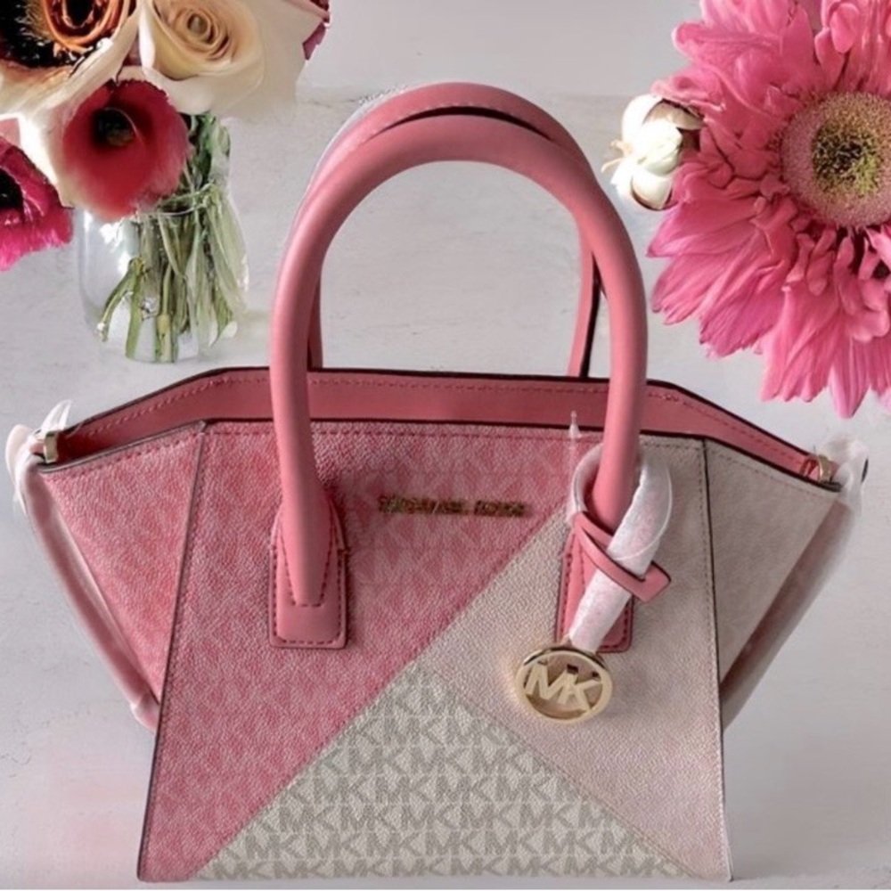 Michael Kors Avril small Top-Zip Crossbody NTW